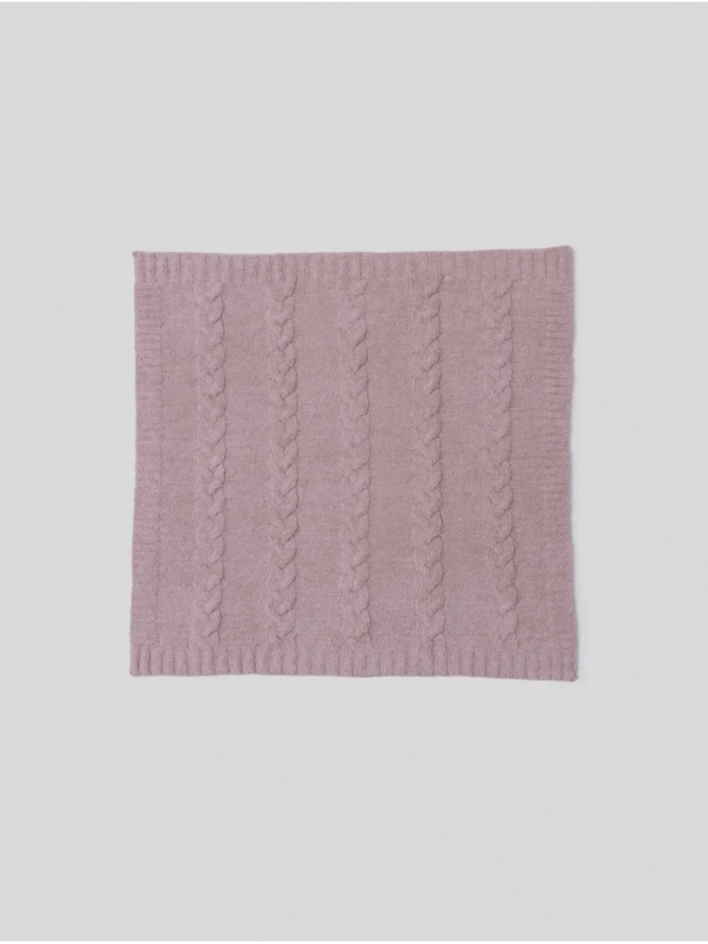 Barefoot Dreams Cable Baby Receiving blanket- Light Blush - Picture 4 of 5